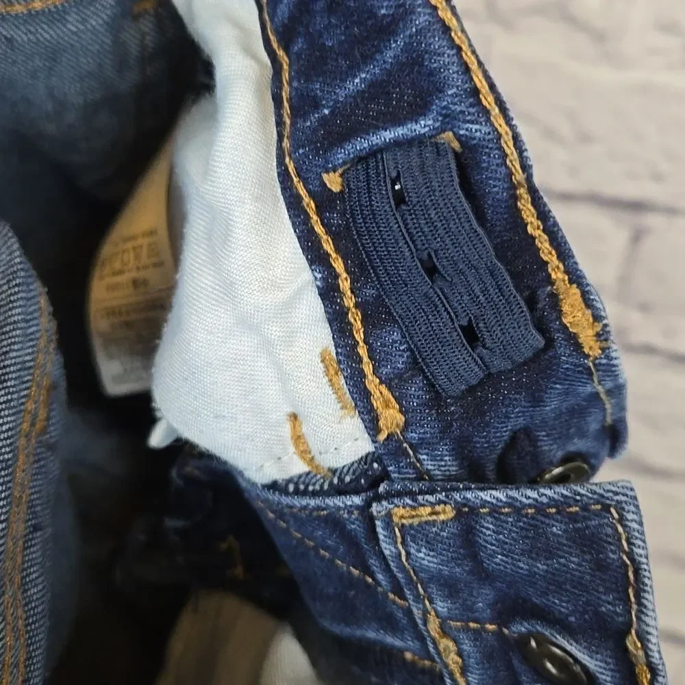 GAP Little Boys Blue Jeans 4 Straight Fit Denim Adjustable Waist Toddler Pants